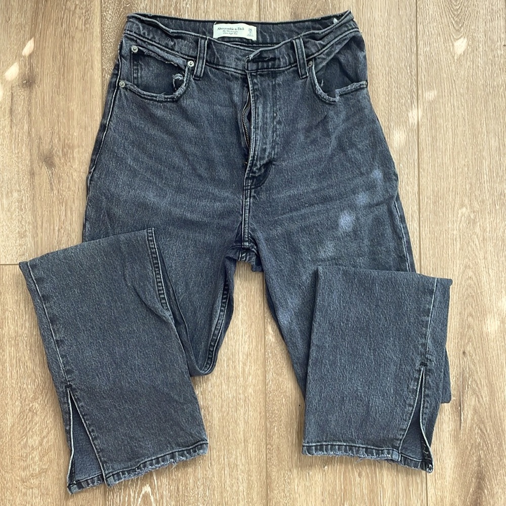 Abercrombie and Fitch 90s Straight High Rise Jeans Sz 26